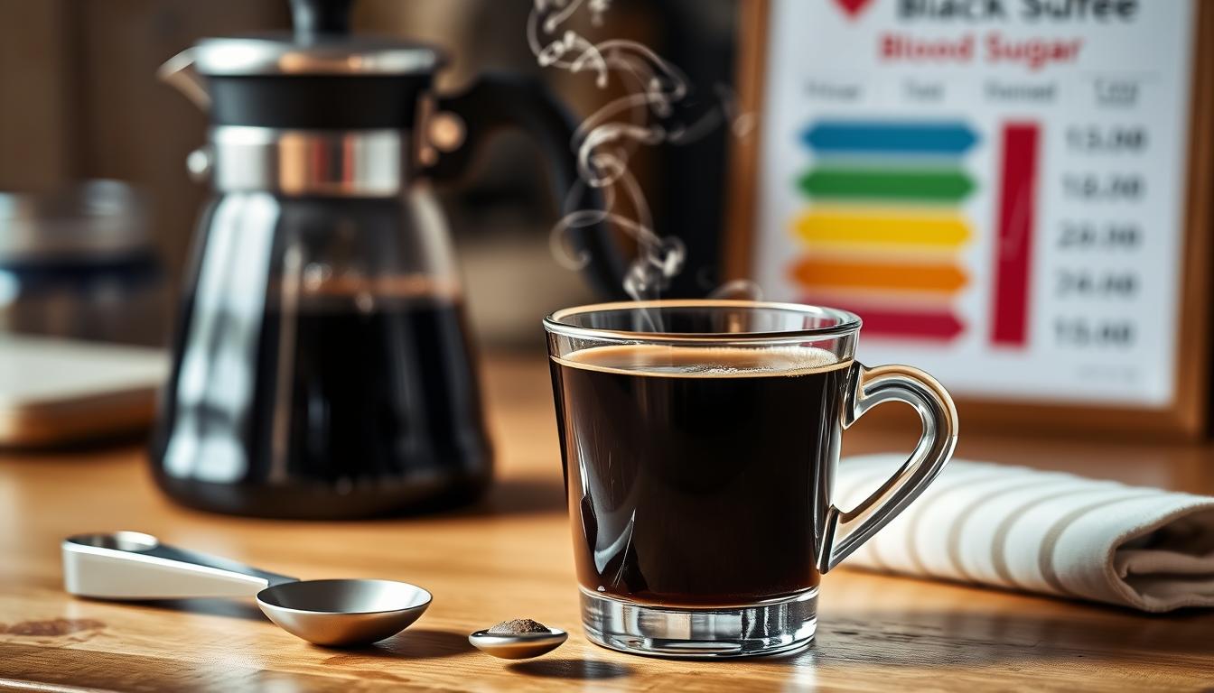 does black coffee raise blood sugar