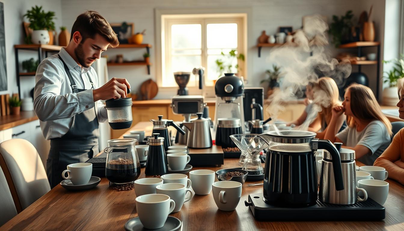 how to make coffee for a large group