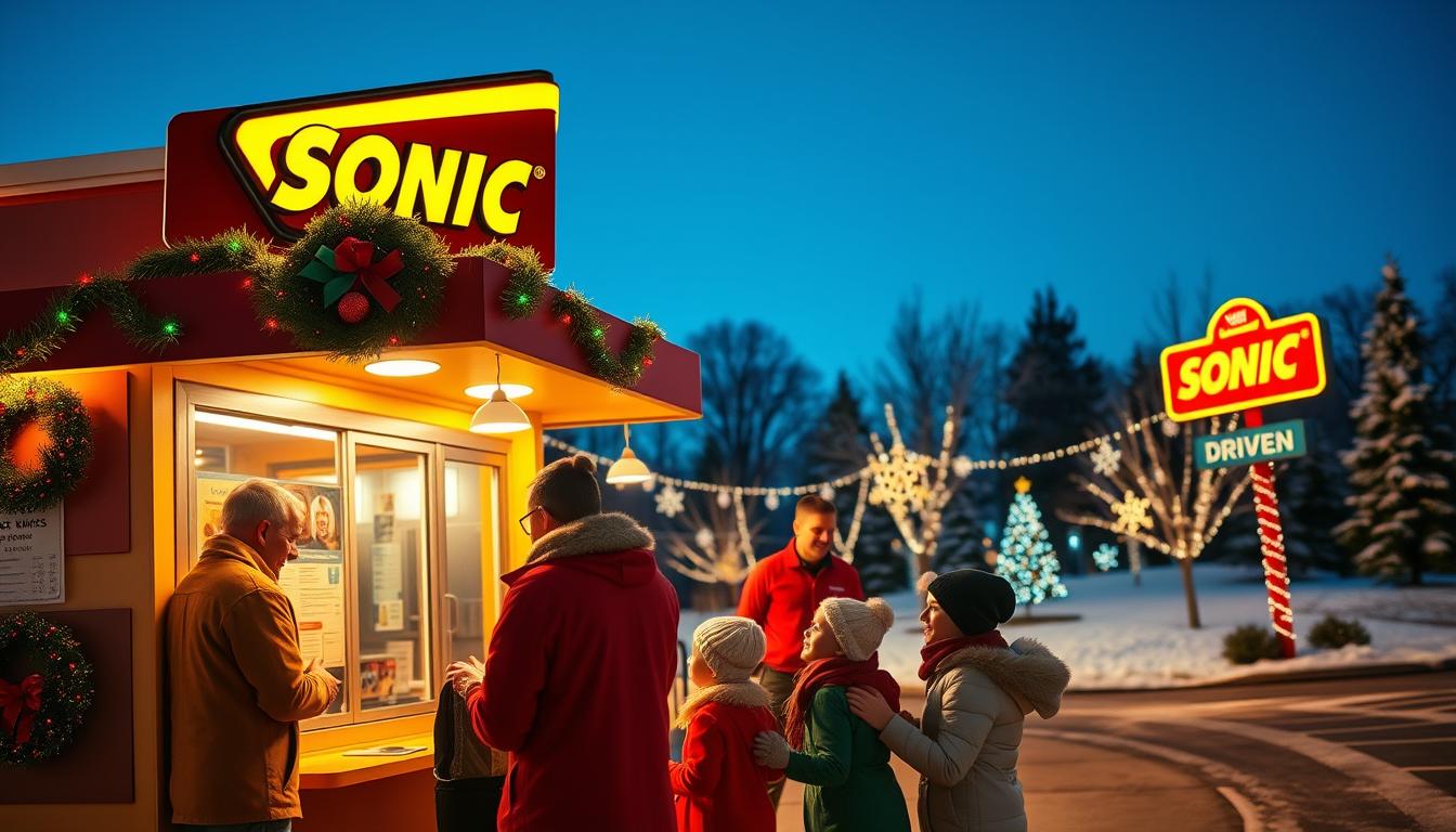 is sonic open on christmas