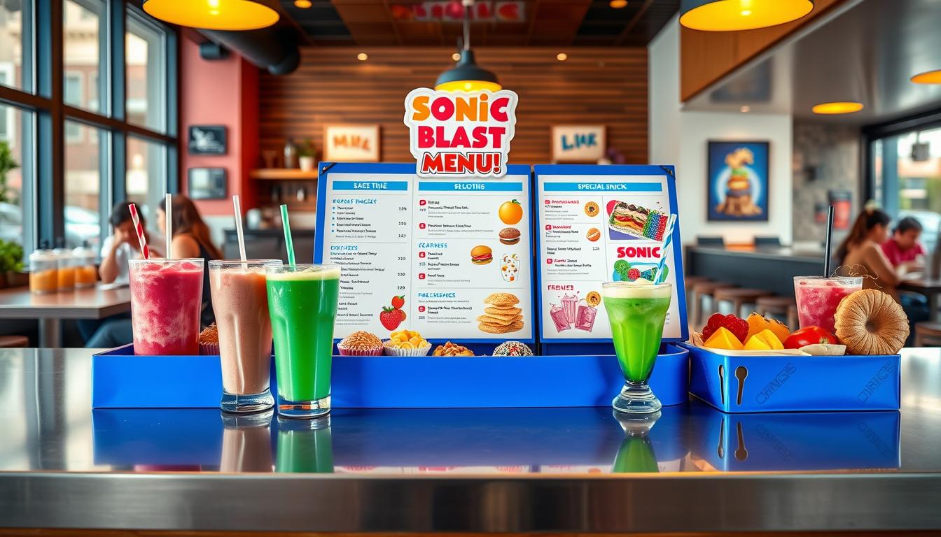 sonic blast menu
