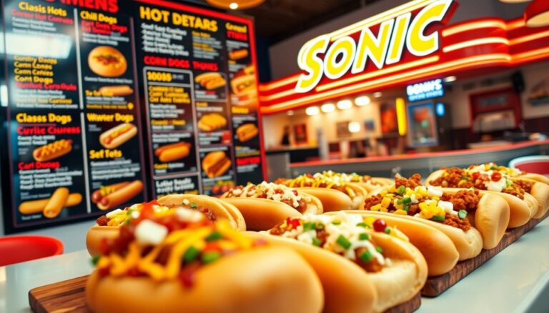 sonic hot dogs menu