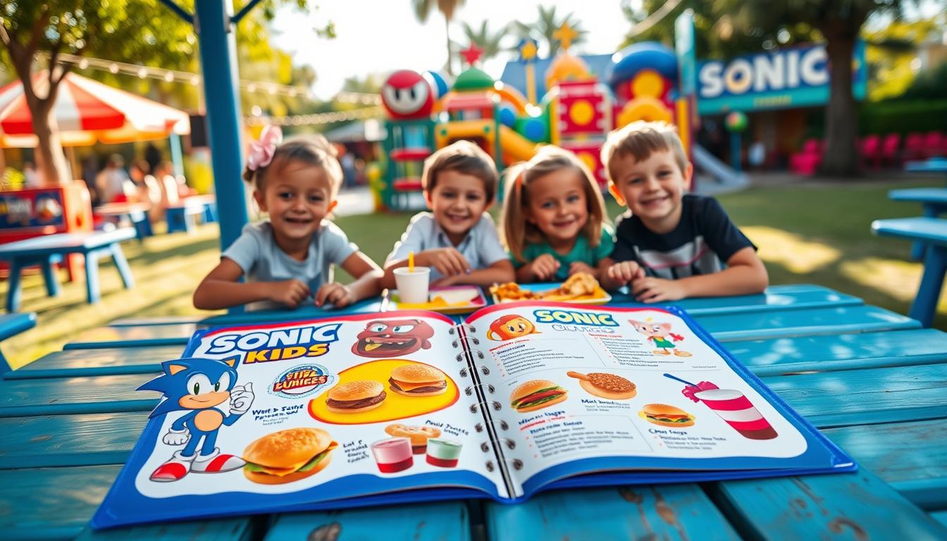 sonic kids menu