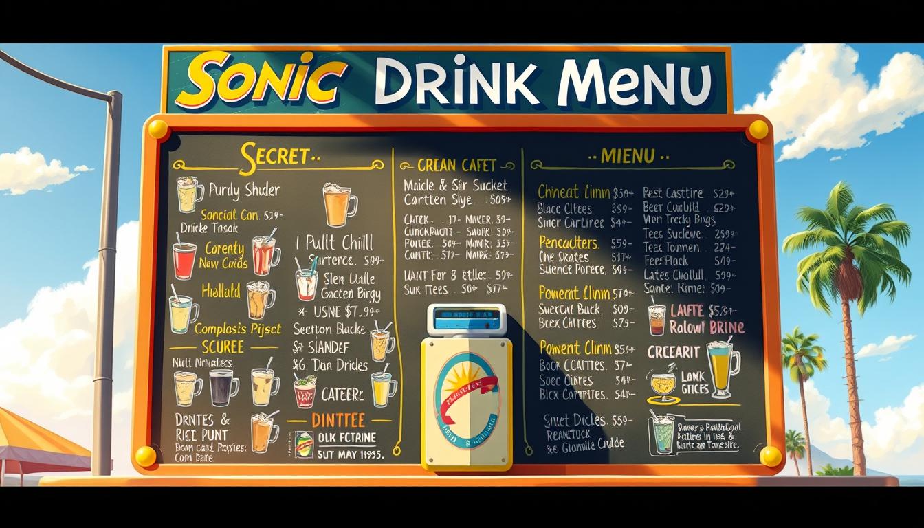 sonic secret drink menu